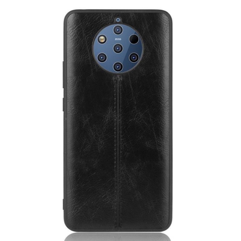 Kryt Na Nokia 9 Pureview Efekt Kůže Ve Švu