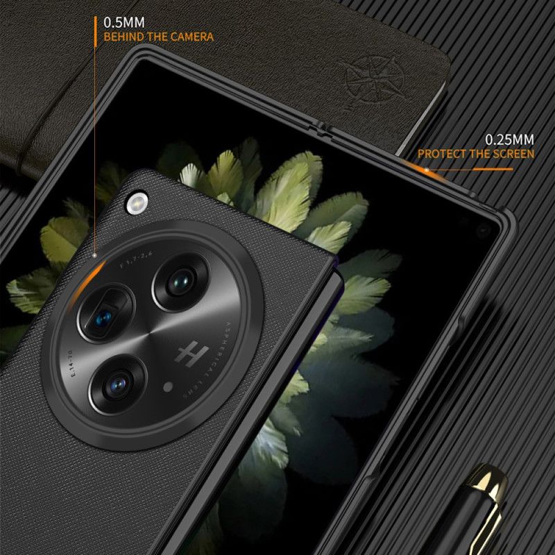 Kryt Na Oppo Find N3 Otevřená Tkaná Textura