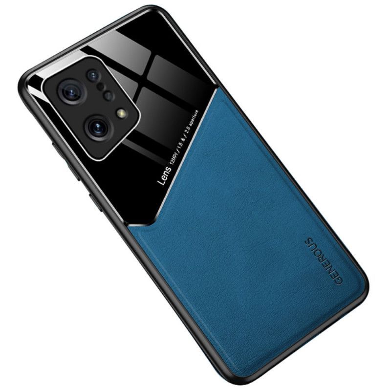 Kryt Na Oppo Find X5 Prémiová Umělá Kůže