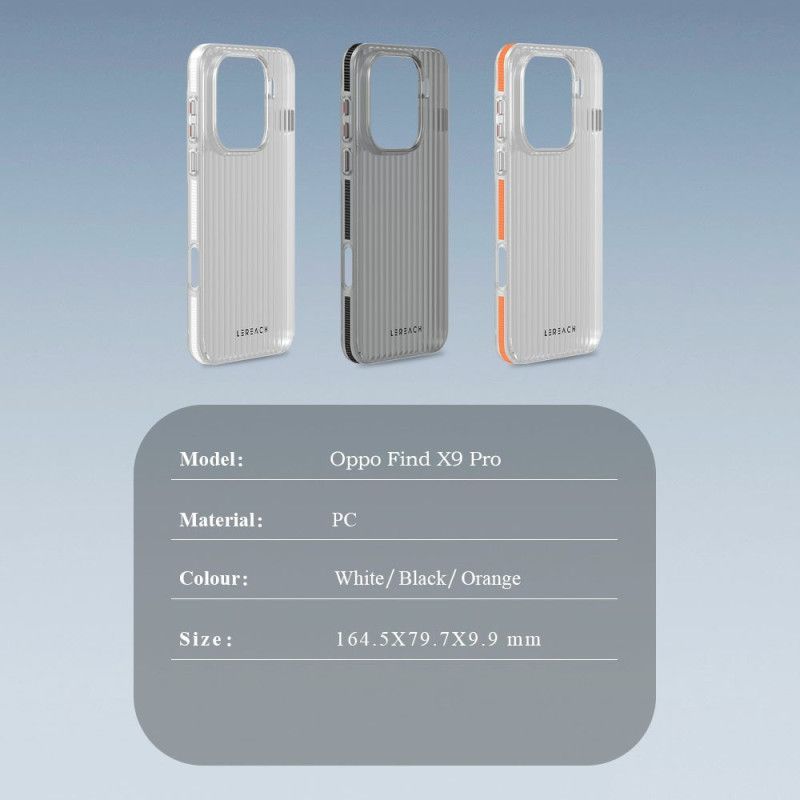 Kryt Na Oppo Find X9 Pro 5g Řada Toc Lereach