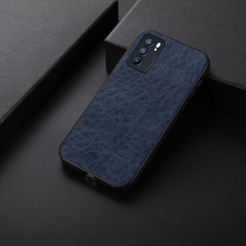 Kryt Na Oppo Reno 6 5g Obchodní Kožený Styl