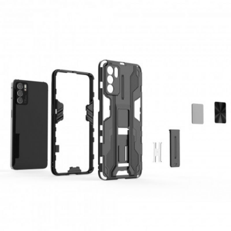 Kryt Na Oppo Reno 6 5g Odolná Horizontální / Vertikální Záložka