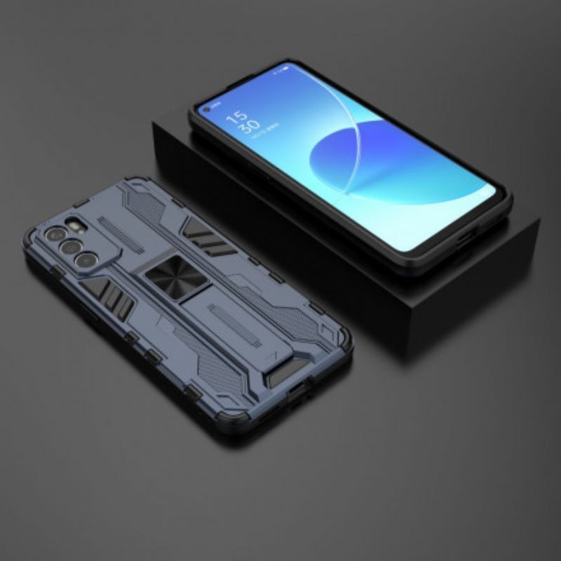 Kryt Na Oppo Reno 6 5g Odolná Horizontální / Vertikální Záložka