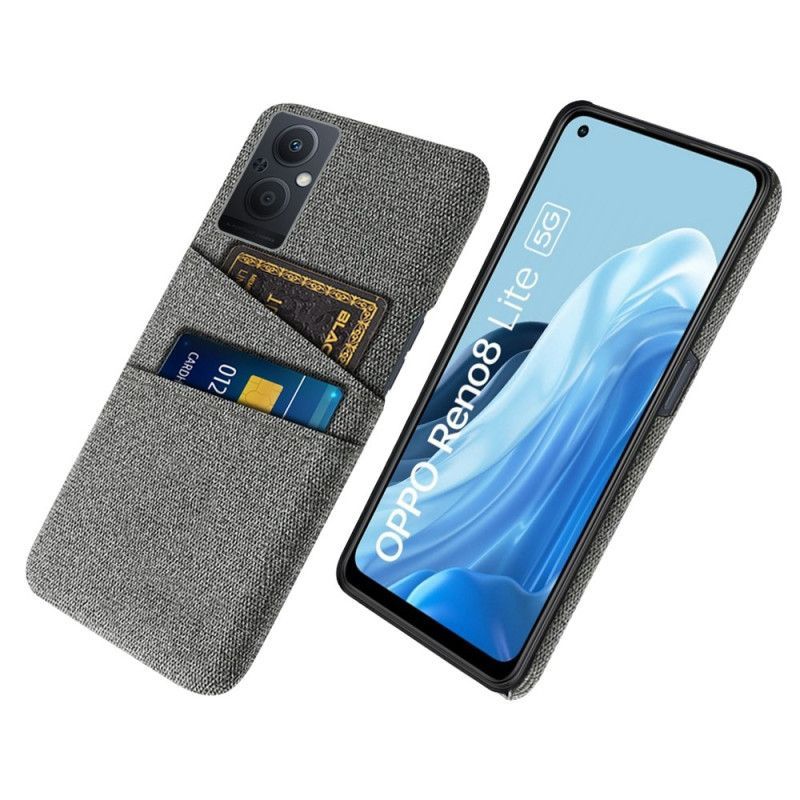Kryt Na Oppo Reno 8 Lite Tkanina Držáku Karet