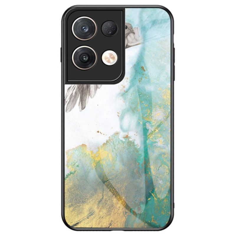 Kryt Na Oppo Reno 8 Pro Mramorové Tvrzené Sklo
