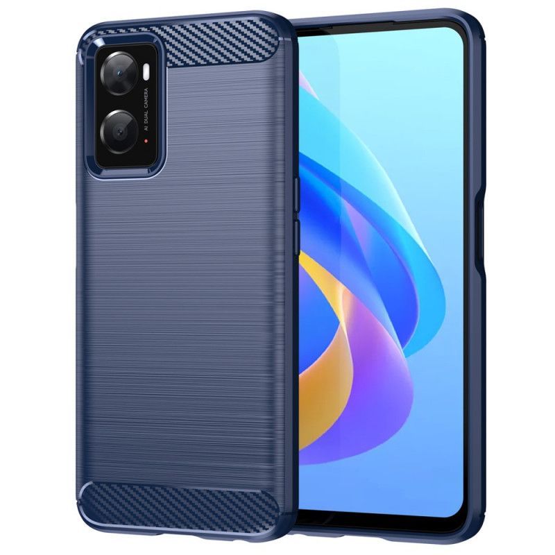 Kryt Na Realme 9i Kartáčované Uhlíkové Vlákno