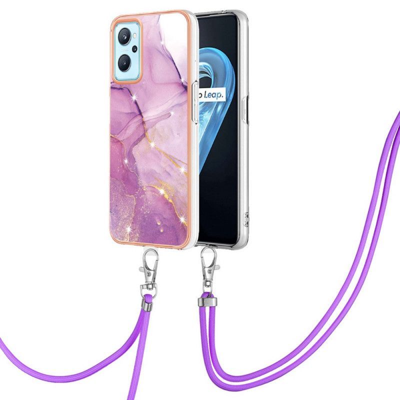 Kryt Na Realme 9i Na Lana Mramorový Designový Kabel