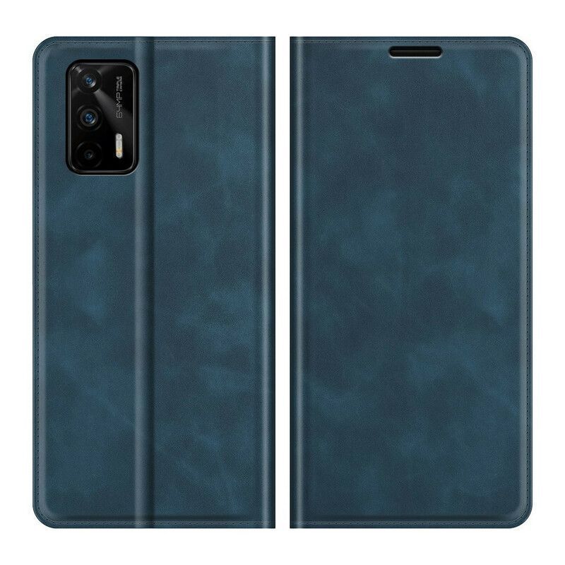 Kryt Na Realme Gt 5g Styl Prošívání Kůže