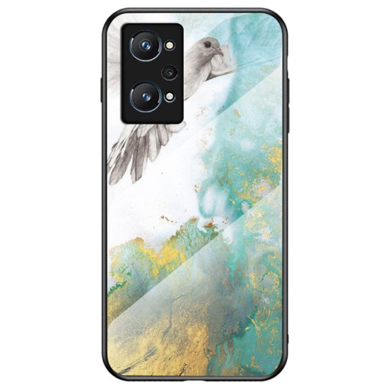 Kryt Na Realme GT Neo 3T / Neo 2 Mramorové Barvy Tvrzené Sklo