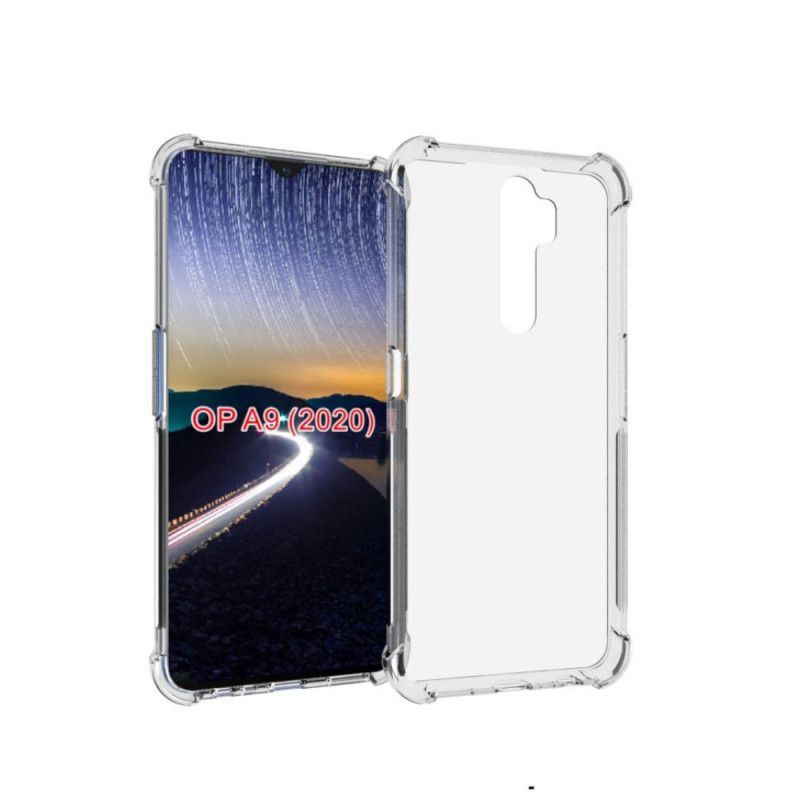 Kryt Oppo A9 2020 Průhledné Zesílené Rohy
