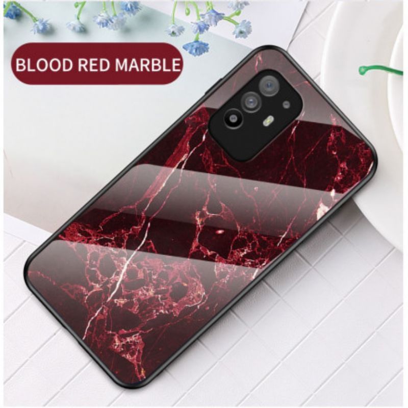 Kryt Oppo A94 5g Mramorové Tvrzené Sklo