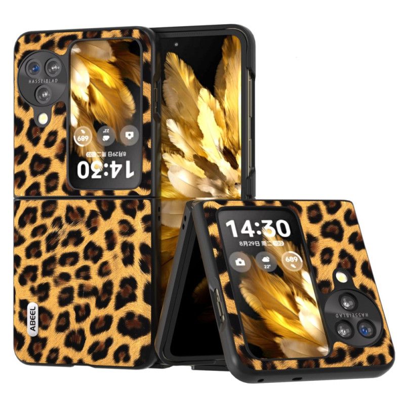 Kryt Oppo Find N3 Flip Leopardí Vzor Abeel