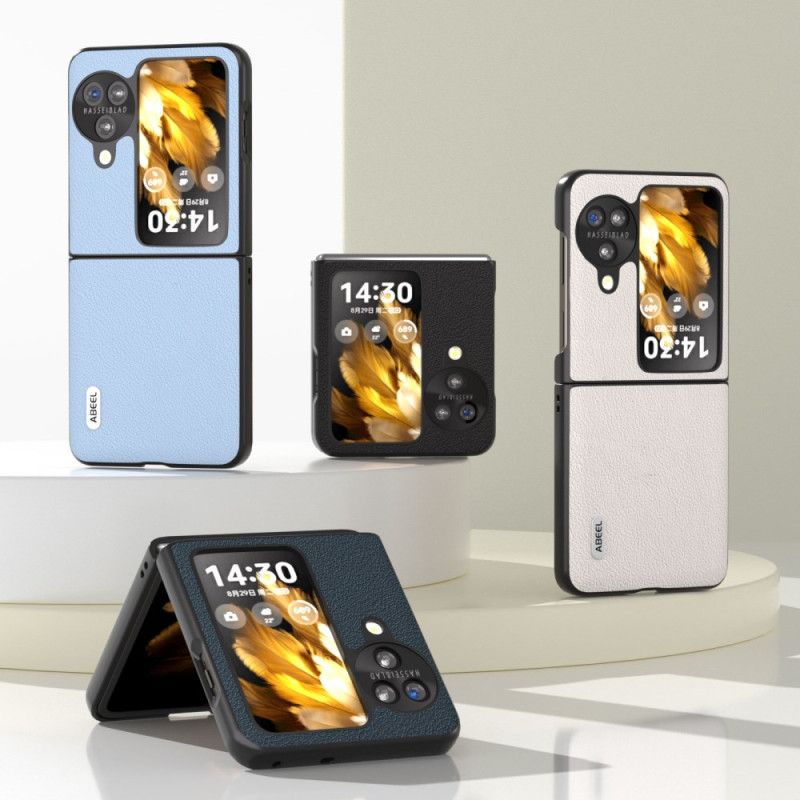 Kryt Oppo Find N3 Flip Styl Texturované Kůže Abeel