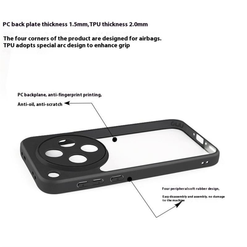 Kryt Oppo Find X8 Hybridní Průhledný