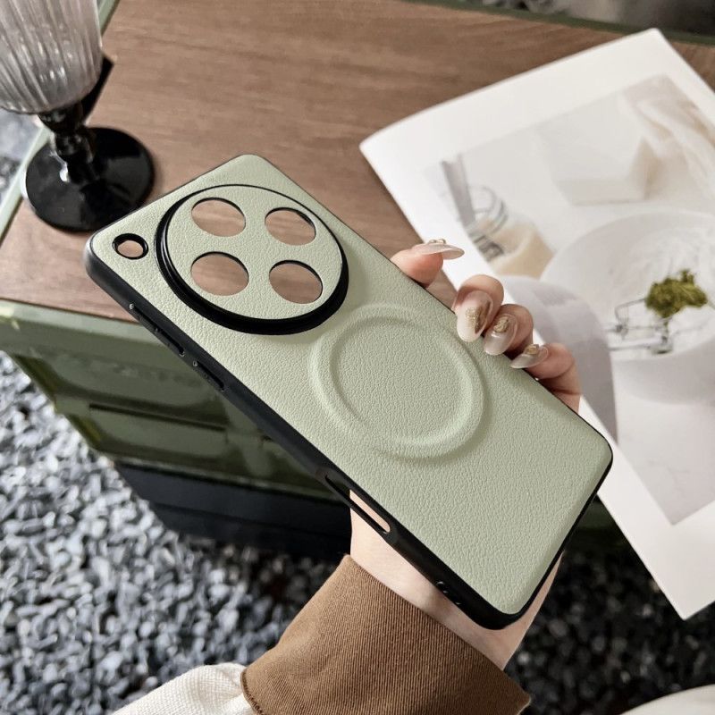 Kryt Oppo Find X8 Pro Kompatibilní S Magsafe Kožený Efekt