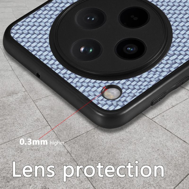 Kryt Oppo Find X8 Pro Textura Uhlíkových Vláken