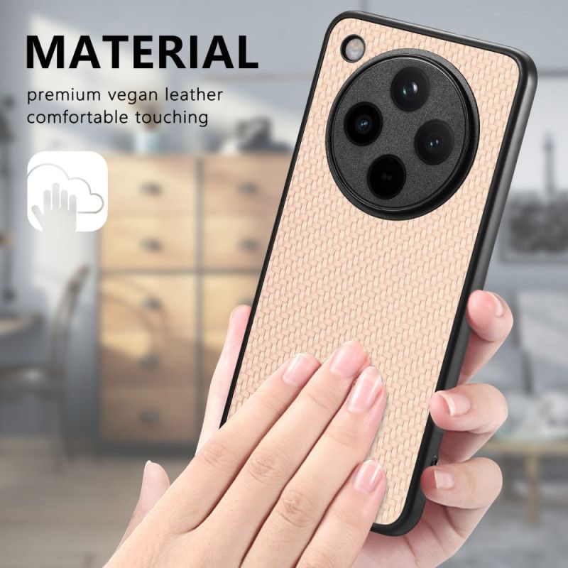 Kryt Oppo Find X8 Pro Textura Uhlíkových Vláken