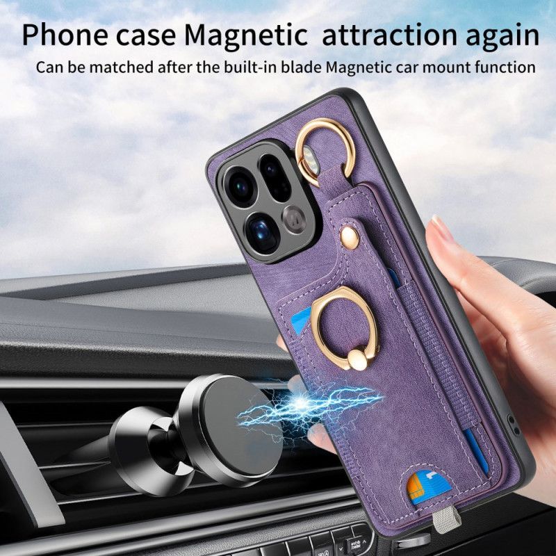 Kryt Oppo Find X9 Pro 5g Držák Na Karty A Držák Na Prsteny