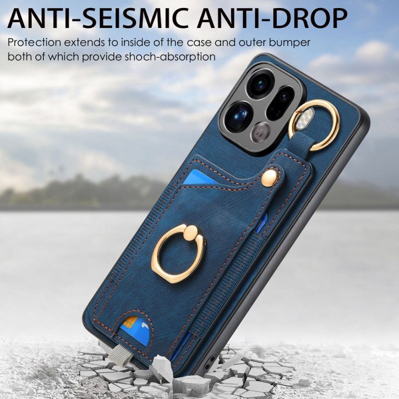 Kryt Oppo Find X9 Pro 5g Držák Na Karty A Držák Na Prsteny