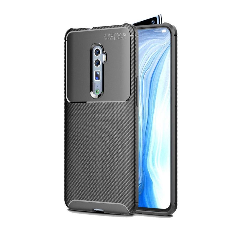 Kryt Oppo Reno 10x Zoom Flexibilní Textura Uhlíkových Vláken