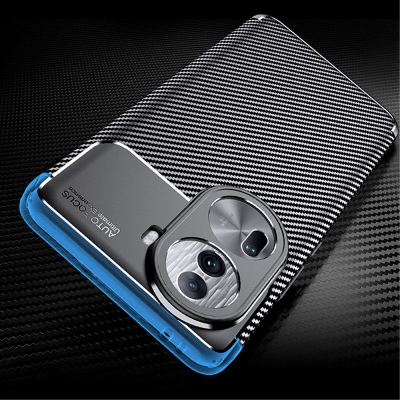 Kryt Oppo Reno 11 Pro 5g Textura Uhlíkových Vláken