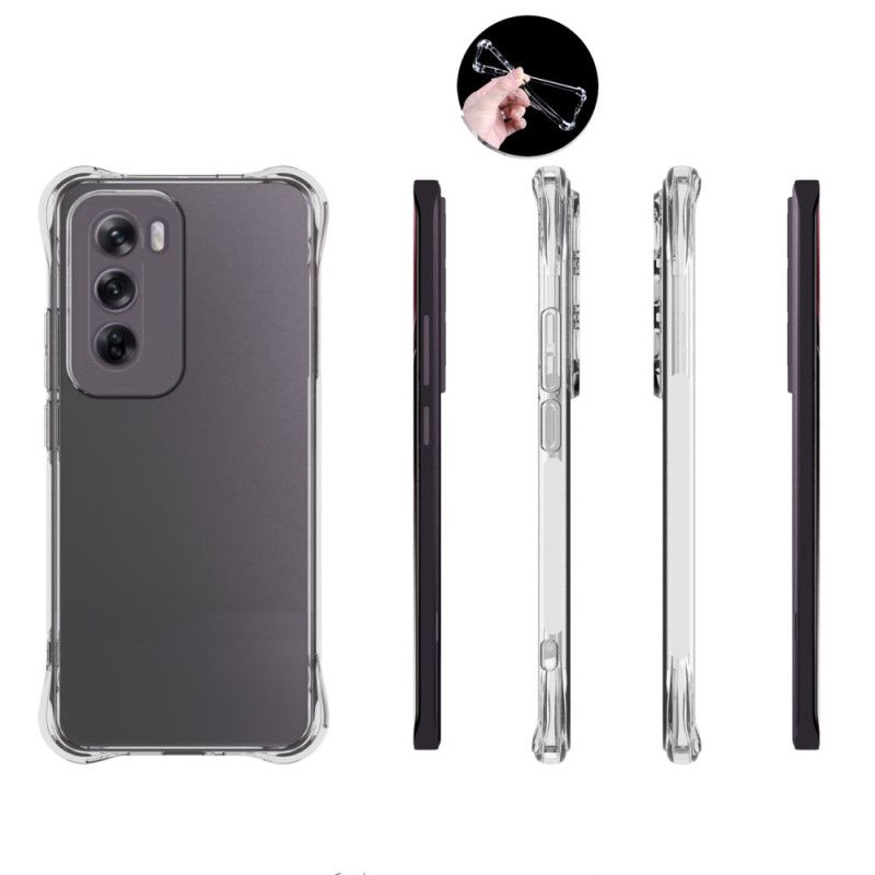 Kryt Oppo Reno 12 5g Průhledné Zesílené Rohy