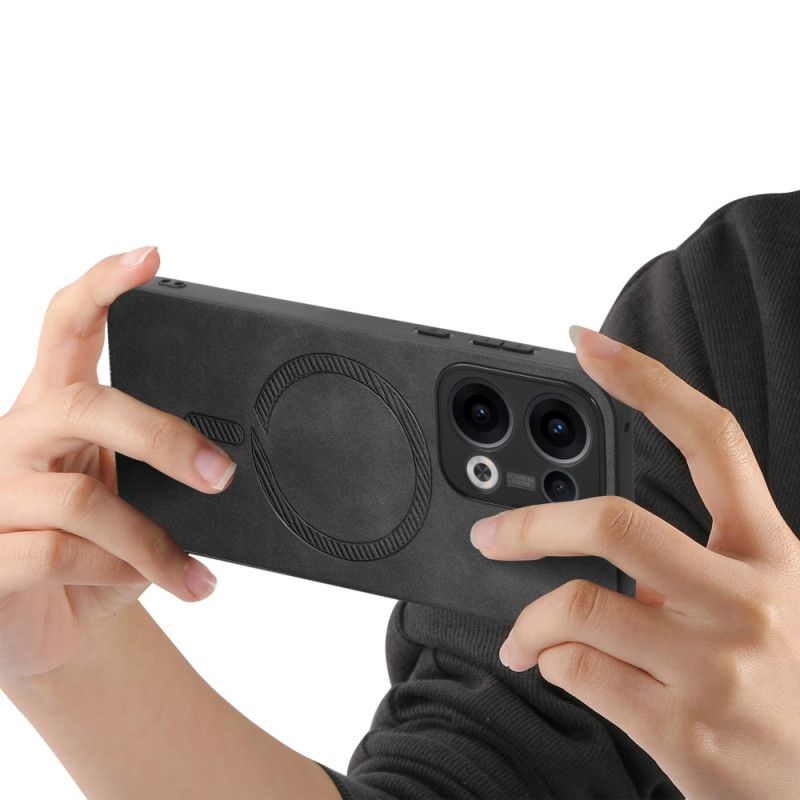 Kryt Oppo Reno 13 5g Kompatibilní S Magsafe Kožený Efekt