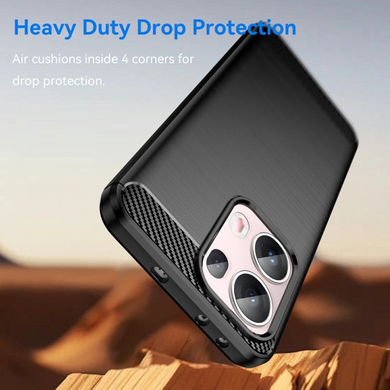 Kryt Oppo Reno 13 Pro 5g Kryty Na Mobil Kartáčované Uhlíkové Vlákno