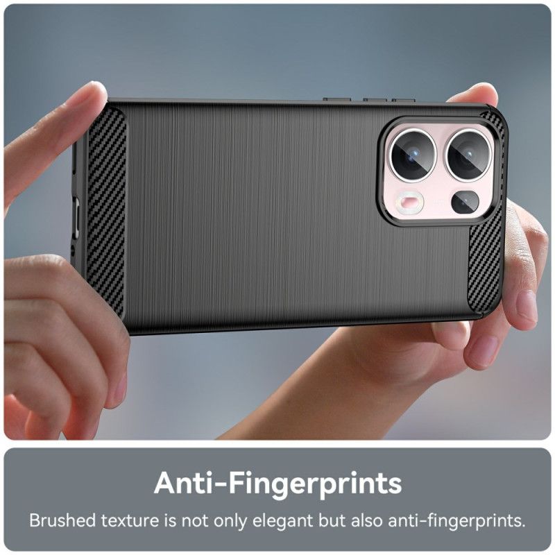 Kryt Oppo Reno 13 Pro 5g Kryty Na Mobil Kartáčované Uhlíkové Vlákno