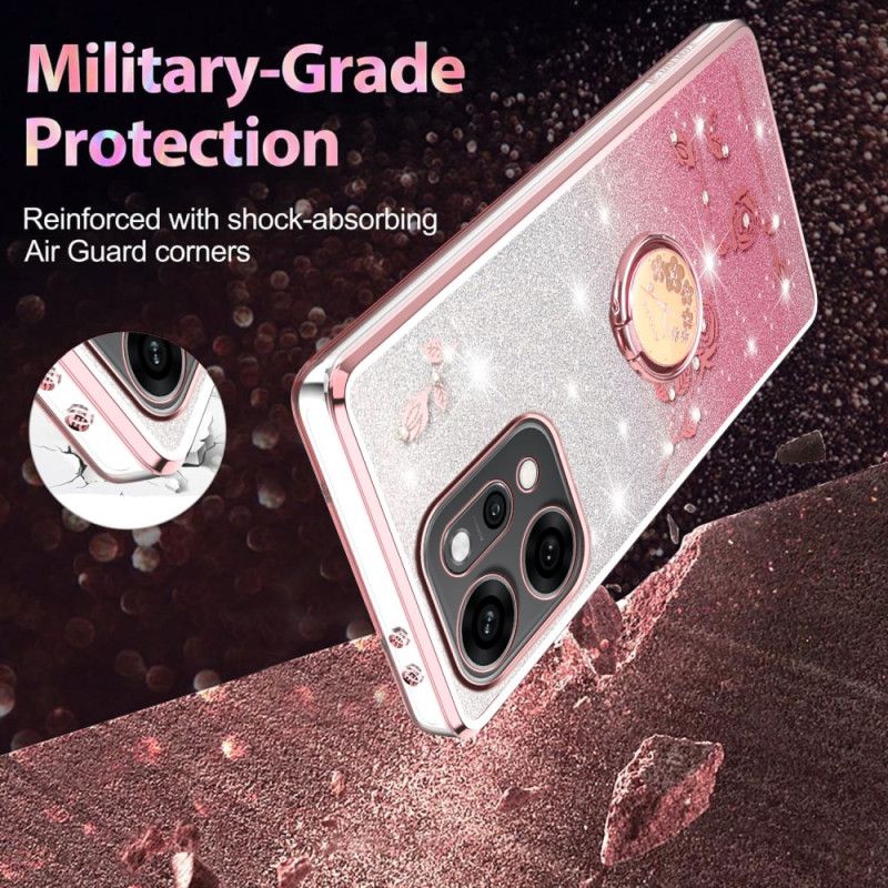 Kryt Oppo Reno 14 Pro 5g Držák Na Prsten S Kamínky