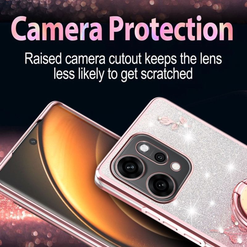 Kryt Oppo Reno 14 Pro 5g Držák Na Prsten S Kamínky