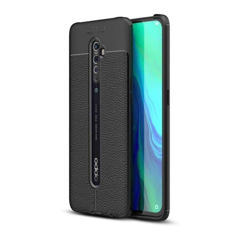 Kryt Oppo Reno 2 Litchi S Dvojitým Koženým Efektem