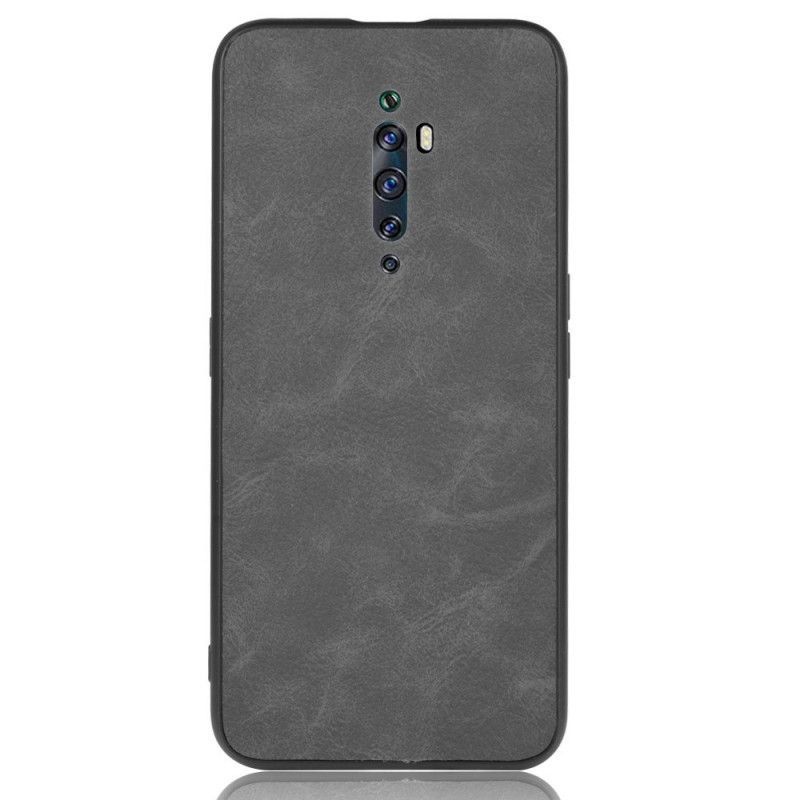 Kryt Oppo Reno 2z Efekt Kůže S Rafinovaným Vzhledem