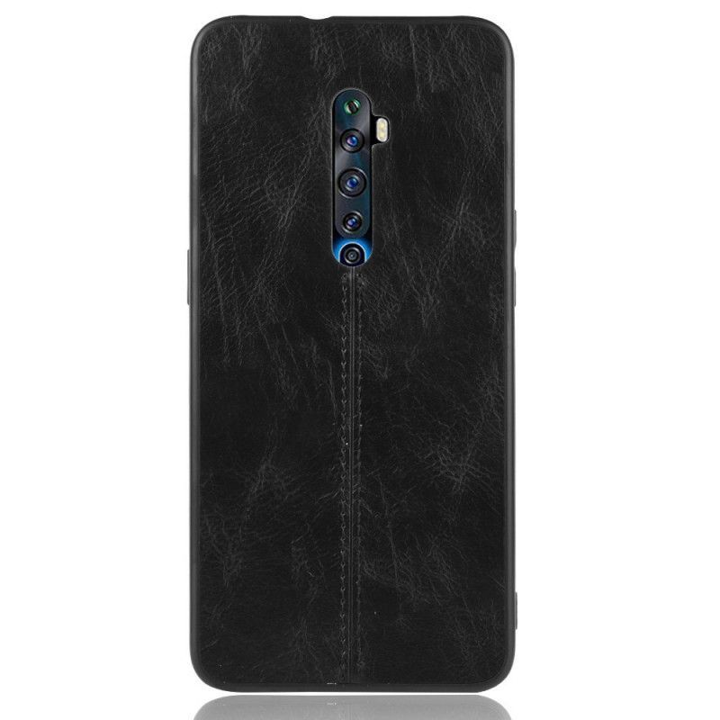 Kryt Oppo Reno 2z Šití Ve Stylu Kůže