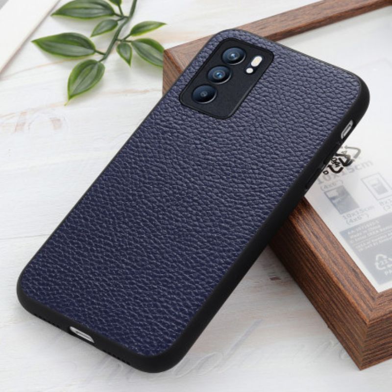 Kryt Oppo Reno 6 5g Pravá Liči Kůže