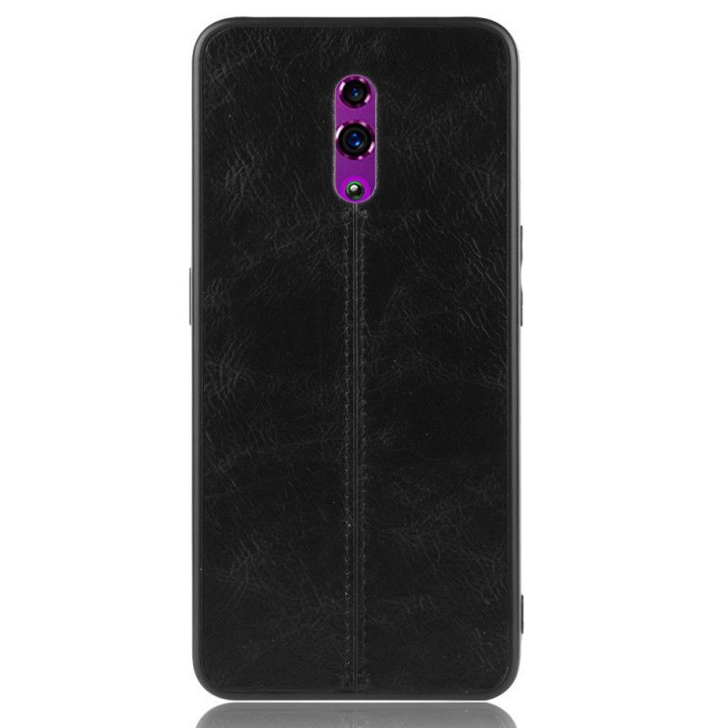 Kryt Oppo Reno Šití Ve Stylu Kůže