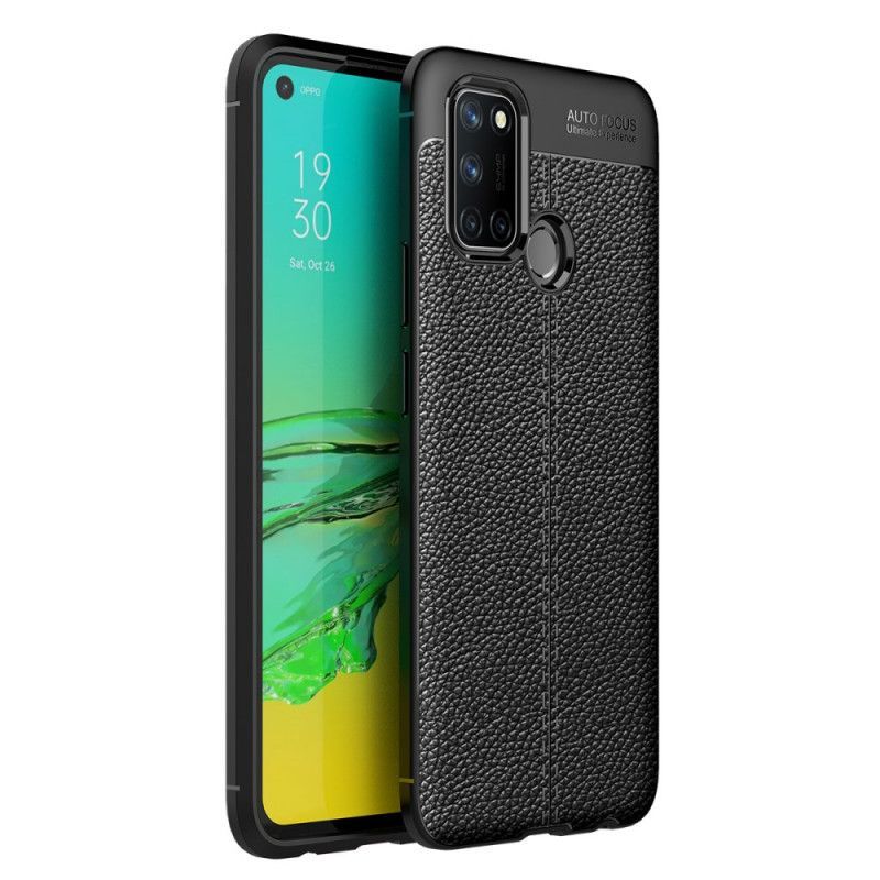 Kryt Realme 7i Litchi S Dvojitým Koženým Efektem