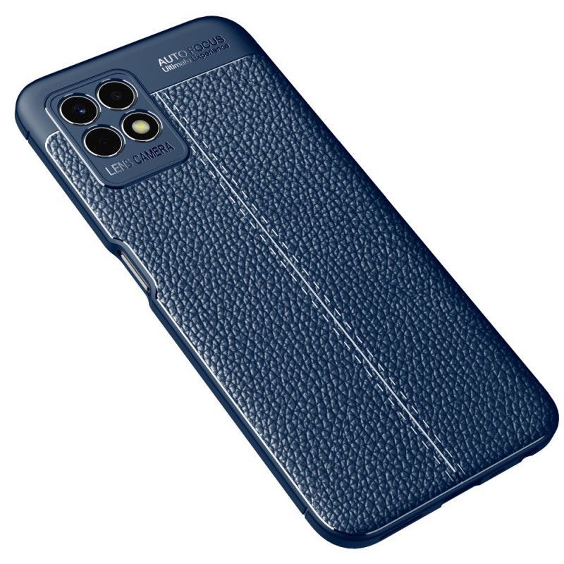 Kryt Realme 8i Litchi S Dvojitým Koženým Efektem
