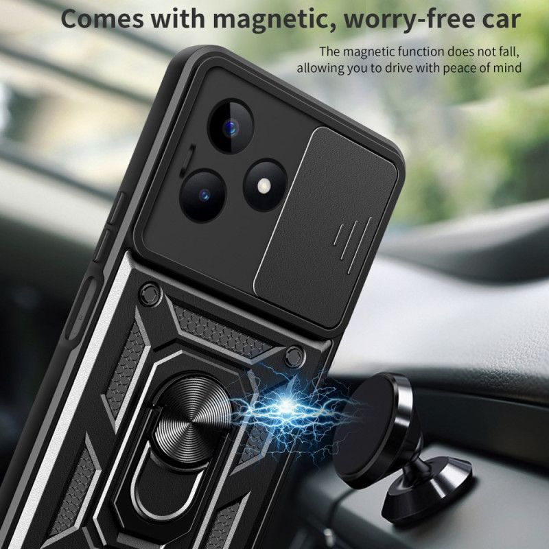 Kryt Realme C53 Držák Na Prsten A Ochrana Objektivu