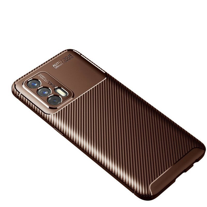 Kryt Realme Gt 5g Flexibilní Textura Uhlíkových Vláken