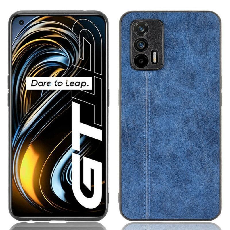Kryt Realme Gt 5g Styl Koženého Prošívání