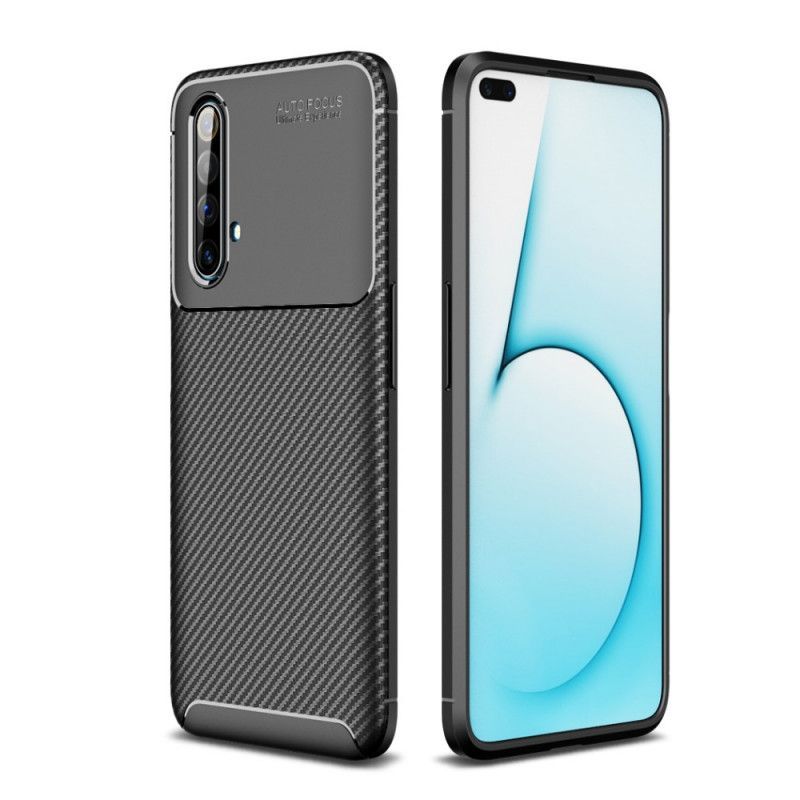 Kryt Realme X50 Flexibilní Textura Uhlíkových Vláken