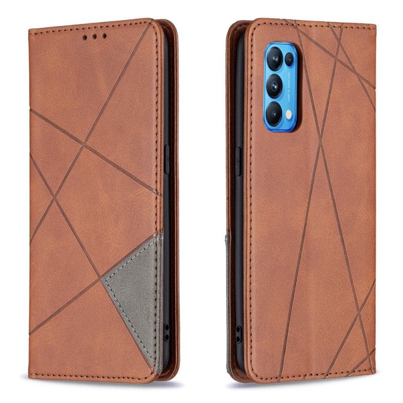 Kryty Na Mobil Na Oppo Find X3 Lite Flipové Pouzdro Styl Umělce