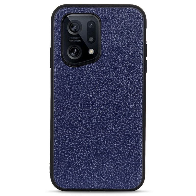 Kryty Na Mobil Na Oppo Find X5 Pravá Kůže Litchi