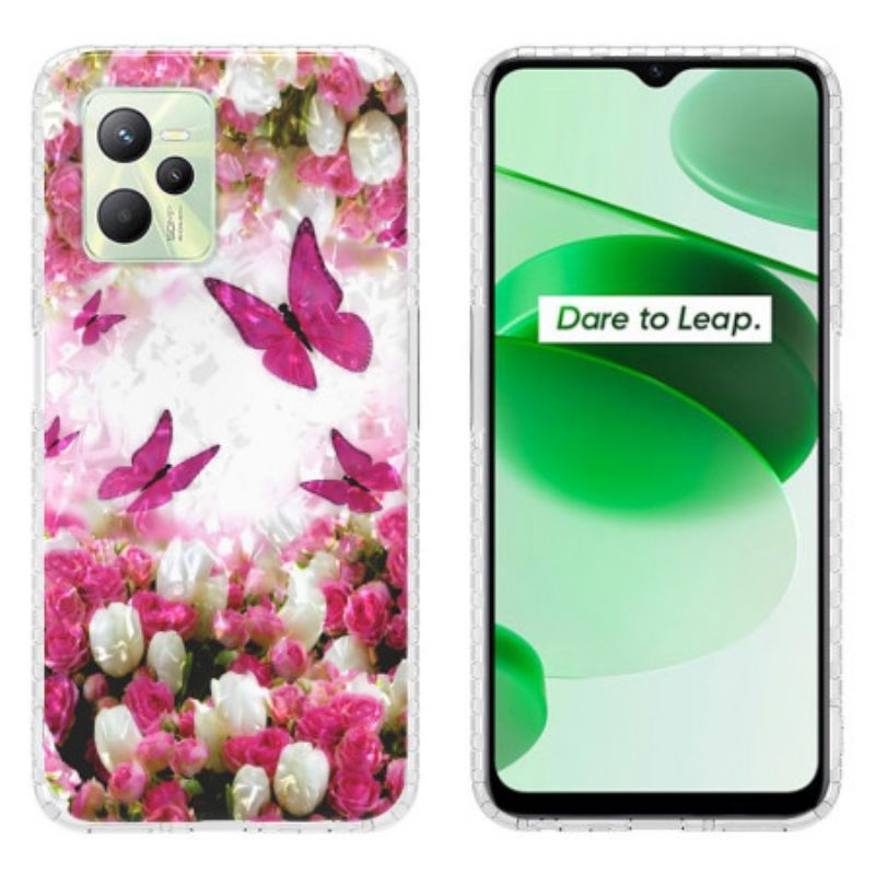 Kryty Na Mobil Na Realme C35 Stylové Motýly