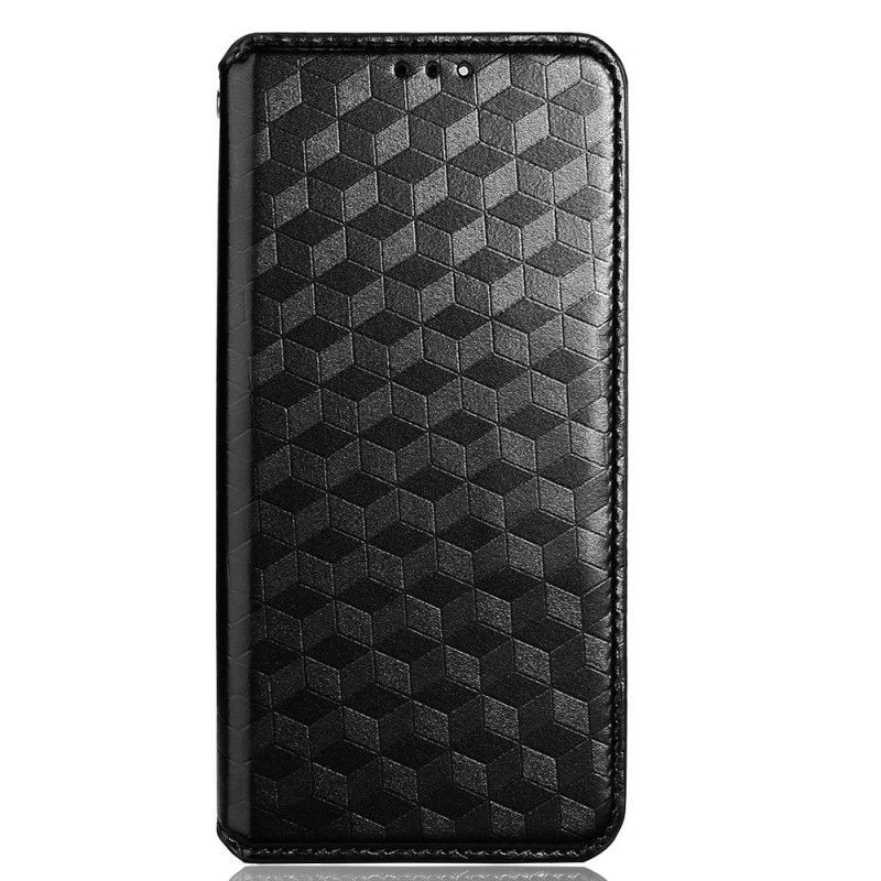 Kryty Na Mobil Na Realme GT2 Pro Flipové Pouzdro Efekt 3d Kostky Kůže