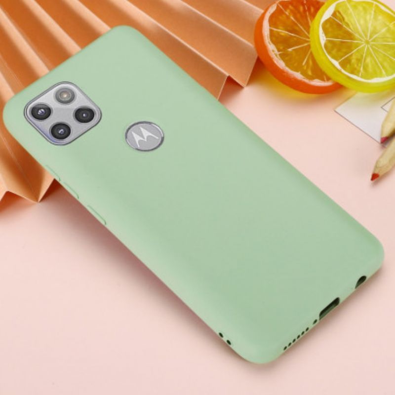 Moto G 5g Designové Tekuté Silikonové Pouzdro Se Šňůrkou