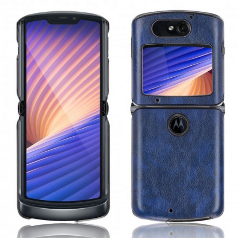 Motorola Razr 5g Litchi Kryt Z Umělé Kůže