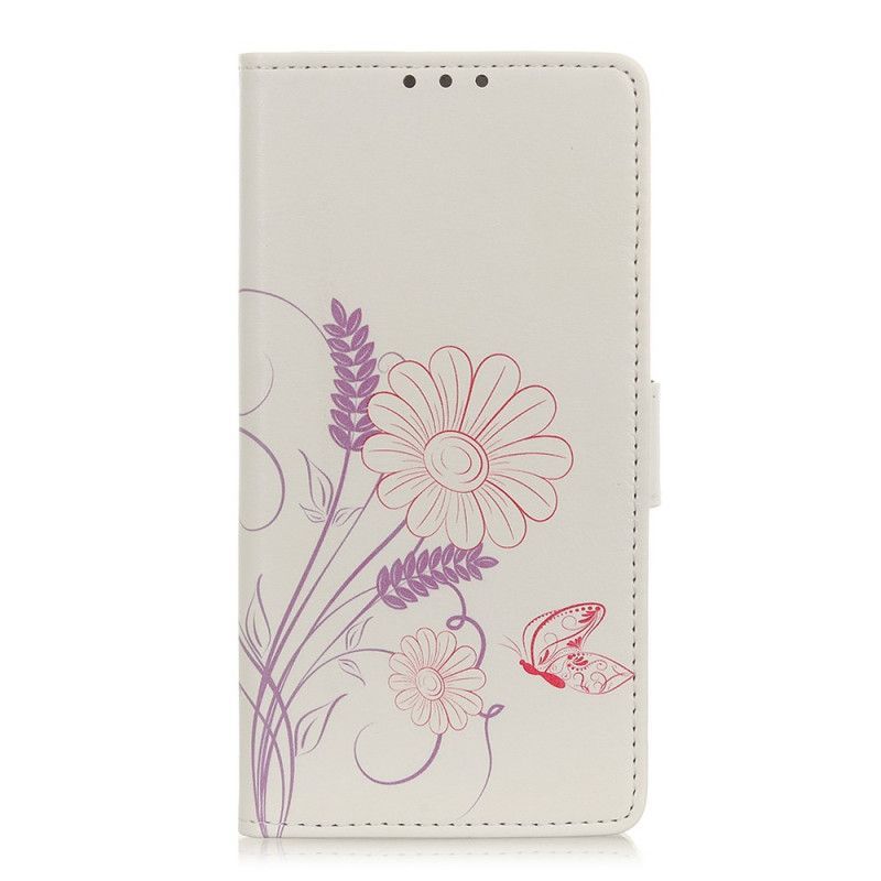 Obal Alcatel 1s (2020) / 3l (2020) Design Motýli A Květiny