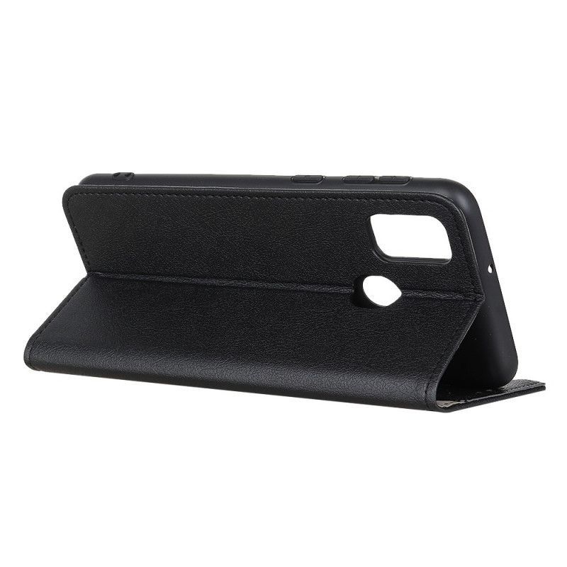 Oppo A53 / A53s Klasické Kožené Pouzdro